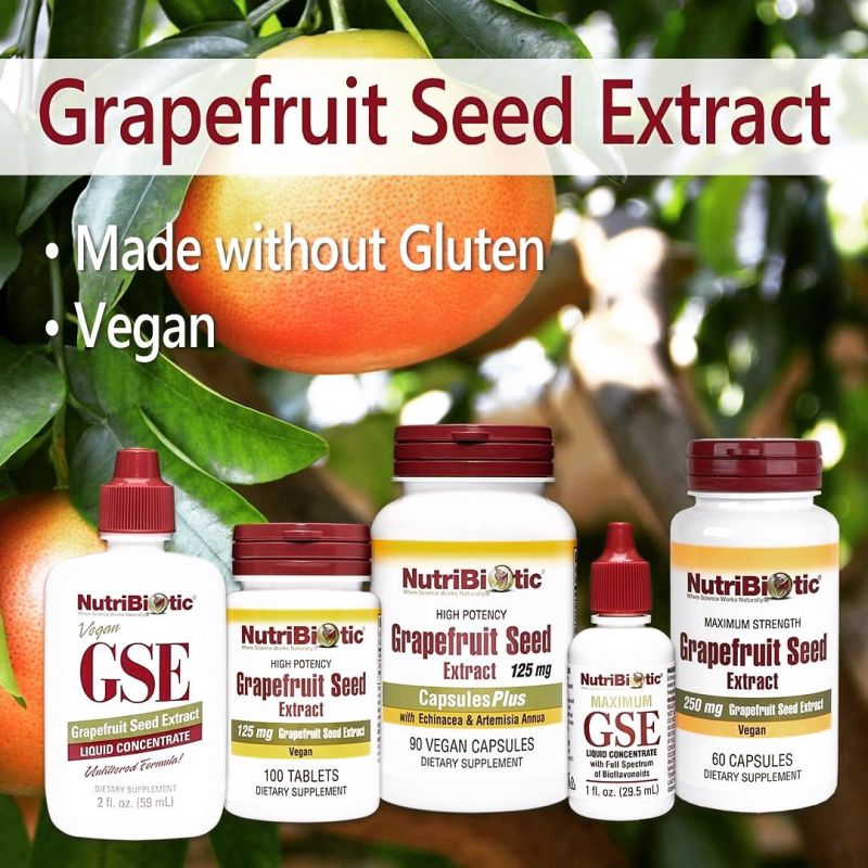 Extrakt z grapefruitových jadierok #GSE #Citricidal #NutriBiotic ❤️