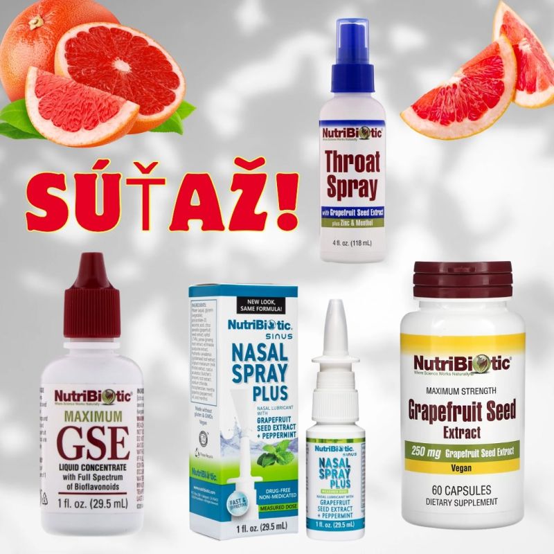 ‼️SÚŤAŽ UKONČENÁ‼️ o kvalitné produkty s patentovaným Citricidalom/GSE (extrakt…